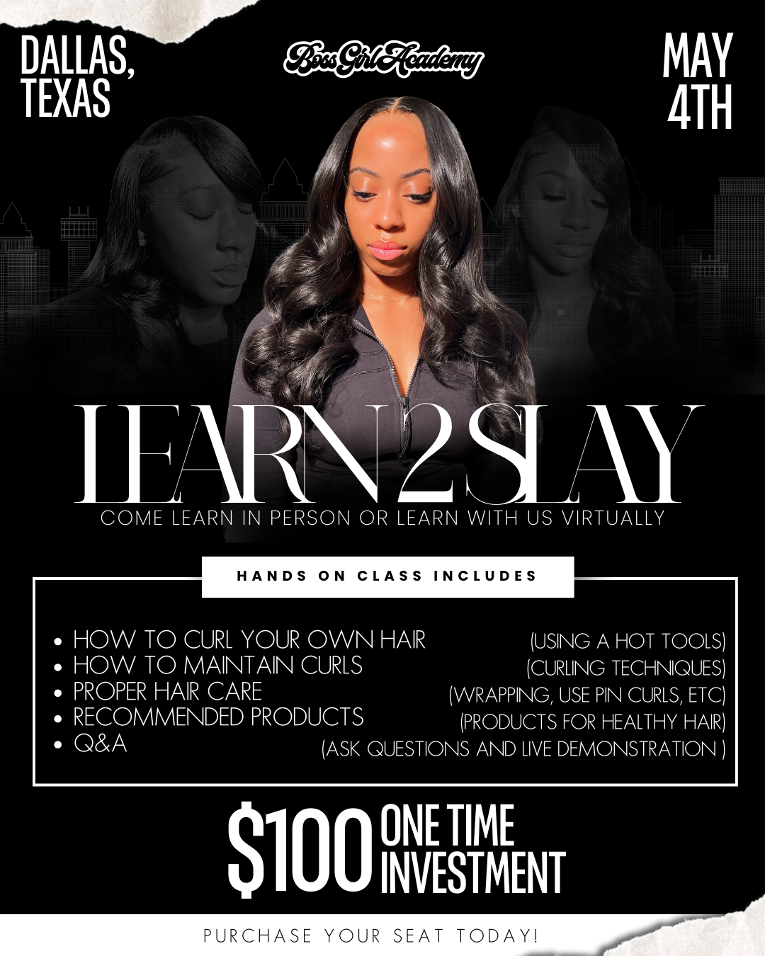 Learn To Slay Your Own Hair Class